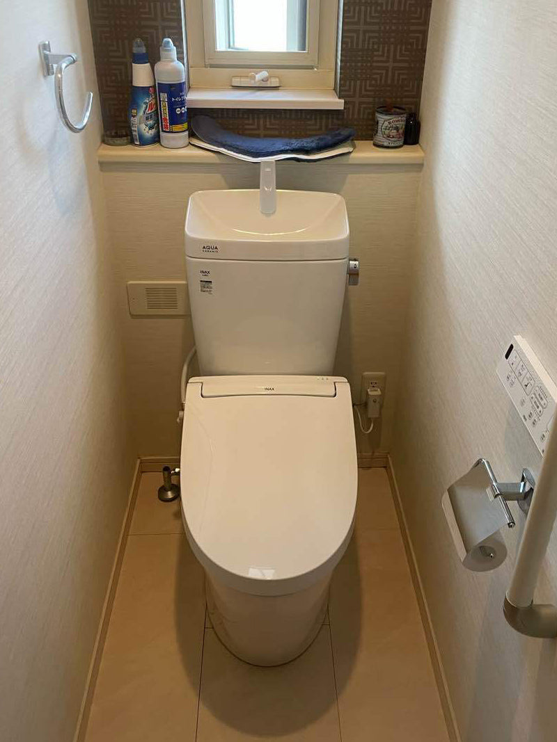 香芝市］LIXIL「アメージュ便器(手洗付)＋シャワートイレKA31QC」の 