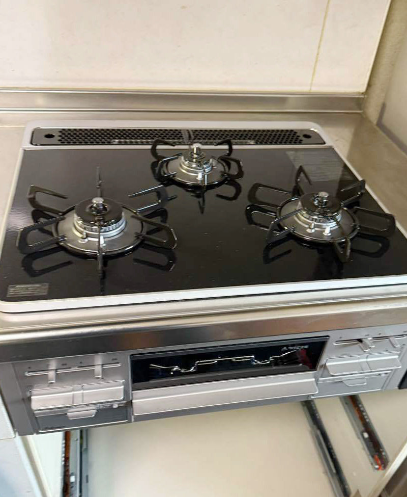 尼崎市］パロマ ガスコンロ「リプラ」の施工事例｜水廻り設備の取替