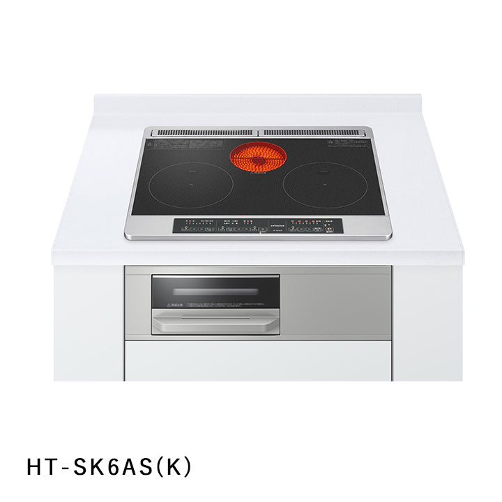 2口IH・ラジエント HT-SK6AS(K)(W600)｜水廻り設備の取替・交換工事 