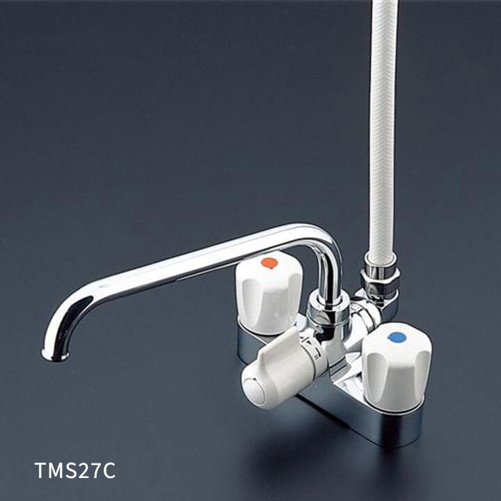 TOTO 2ハンドル浴室シャワー水栓 台付き デッキタイプ TMS27C 楽天市場】【在庫あり・送料無料】 TOTO 浴室シャワー水栓 蛇口