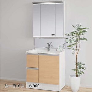 シーライン　W900　引出タイプ・マルチシングルレバー・スタンダードLED　GQC090DSCAT･XGQC90D5HKC